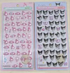 ボンボンドロップシール　サンリオミニ　クロミ＆マイメロ