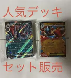 人気デッキセット販売 Nのゾロアークex &メガルカリオex 構築済みデッキ