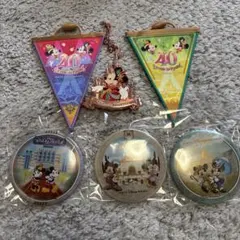 東京ディズニーリゾート 40周年 ピンバッジ 缶バッジ セットのサムネイル