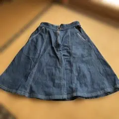 MEZZO PIANO デニムフレアスカート