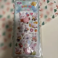 新品⭐️おしりシール風　立体シール　うさぎ