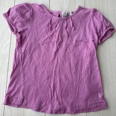 KUMIKYOKU 組曲 半袖Tシャツ パープル Lサイズ　120〜130