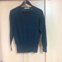 アーバンリサーチドアーズ  グリーン  ニット  Vネック