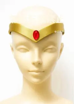 【選べる宝石色】ハンドメイド・セーラームーン風ティアラ／コスプレ・前髪用アクセ