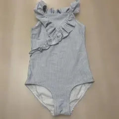 H&M フリル付き水着 134/140