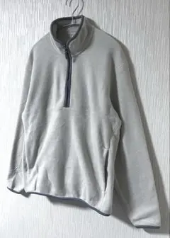 OLD UNIQLO ハーフジップ フリースジャケット アイボリー 美品 y2k