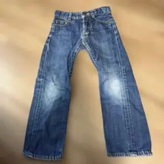 WASKデニムブルー ストレートパンツ120cmのサムネイル