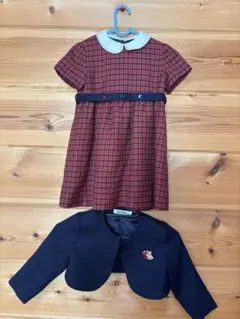 【りこ様専用】familiar ワンピース　ジャケット　セット　100