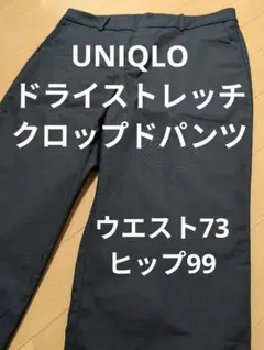 ユニクロ ドライストレッチクロップドパンツ
