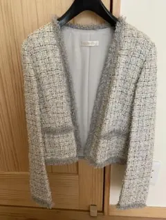ツイードジャケット ノーカラージャケットのサムネイル