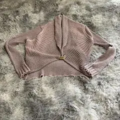 ❤️美品❤️【EGLANTINE】エグランティーヌ　カーディガン　薄ピンクM冷房対策