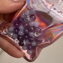 天然石/アメジスト/4〜6mmビーズ/詰め合わせ