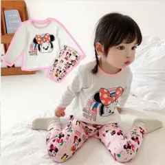 キッズ パジャマ 長袖 女の子 100 翌日発送 長袖 上下セット 綿100％