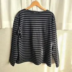 Web限定 agnès b. ボーダーカットソー　サイズL　ボートネック