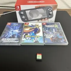 【値下げ！】Switchライト＋ ポケモンカセット3種まとめ＋おまけ（あつ森） 値下げ！】Switchライト＋ ポケモンカセット3種まとめ＋おまけ（あつ森