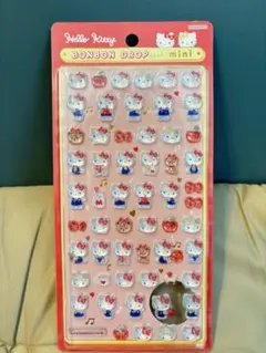 【正規品】ボンボンドロップシールミニ ハローキティ　赤　レッド