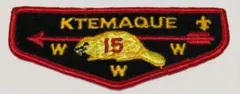 ボーイスカウト OA Ktemaque Lodge 15 パッチ ビーバー NY