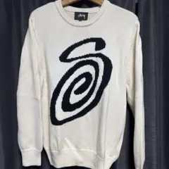 STUSSY CURLY SWEATER ニットセーター サイズL値下げ可 - メルカリ