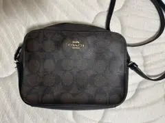 COACH ダークブラウン ショルダーバッグ