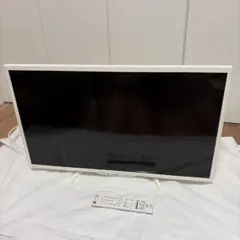 SHARP 液晶テレビ ホワイト リモコン付き - メルカリ
