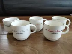 たち吉　Adam & Eve　カップ＆ソーサー　5個セット
