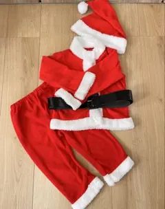 クリスマス サンタ コスチューム コスプレ 男の子 赤 100cm