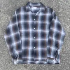 【Special】60s TOWNCRAFT 白黒 オンブレ レーヨン シャツ