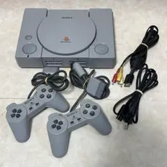 PS1 本体セット SCPH-7000 デュアルショック2個 ケーブル 動作済
