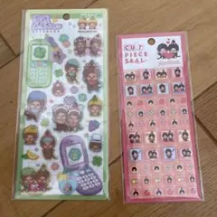 平成はっぴーフォン　タイルシール　モンチッチ