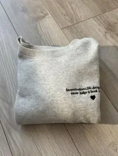 kaoyorihasami グレー スウェット