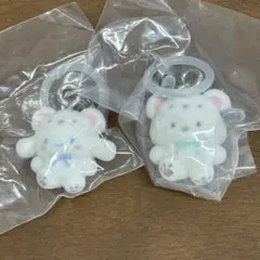めじるしアクセサリー＊サンリオ＊ふわふわスノー2個セット