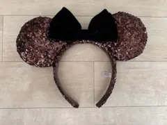 ミニーマウス風カチューシャ ブラウン