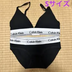 Calvin Klein 黒　ブラジャーショーツセット Sサイズ