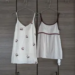 【新品未着用】ジェラート ピケ キャミソールx2点