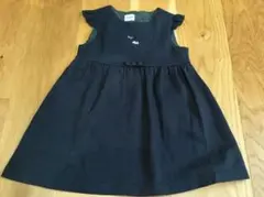 Familiar ジャンパースカート 100cm　紺色　入園式発表会　ファミリア