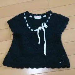 シャーリーテンプル ウール半袖セーター（110cm）