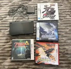 極美品 New3DS LL 黒 フルセット 即遊べる コレクションにも最適