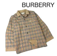 希少 Burberrys バーバリーズ ノバチェック パジャマシャツ 刺繍ロゴ