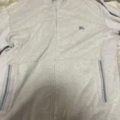 BURBERRY グレー ジップアップトレーナー L