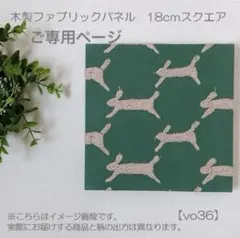 ご専用ページ【vo36】パネル　ミナペルホネン　run run run グリーン