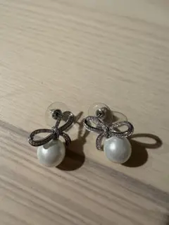 (美品)ブライダルジュエリー　パールピアス