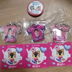 セレッソ大阪　キーホルダー　ステッカー　缶バッチ　セット