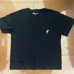 ユニクロ　キッズ130サイズ　ポケモン ピカチュウ 半袖Tシャツ 黒