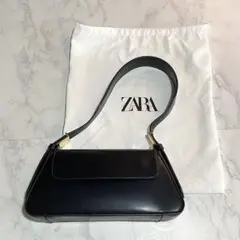 ZARA フラップミニマルショルダーバック