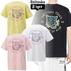 美品*onitsuka tiger*グラフィックTシャツ ブランドロゴTシャツ