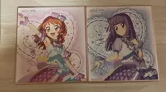 アイカツ！×プリパラ サイン色紙コレクション 大空あかり 氷上スミレ カツパラ