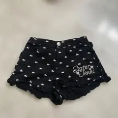 Sister Jenni クジラ ショートパンツ ブラック 150 160
