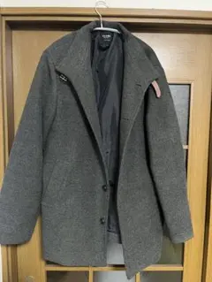 BEAMS HEART グレー チェスターコート　L