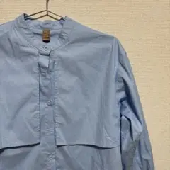 ライトブルー 長袖シャツ