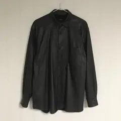【美品】comoli レザーシャツ サイズ2 鹿革　コモリ COMOLI (コモリ) レザー コモリシャツ